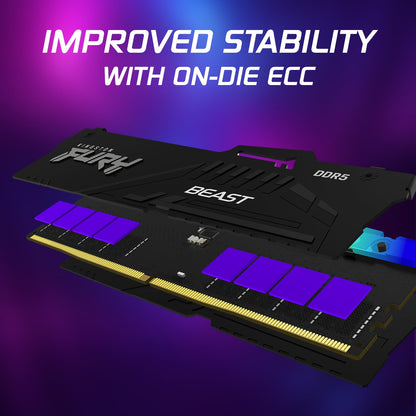 गेमिंग के लिए किंग्स्टन फ्यूरी बीस्ट 32GB DDR5 मेमोरी किट