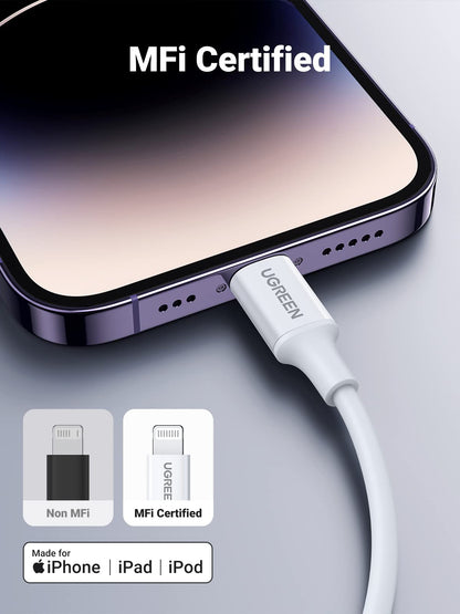 UGREEN USB C to Lightning Cable for Fast Charging