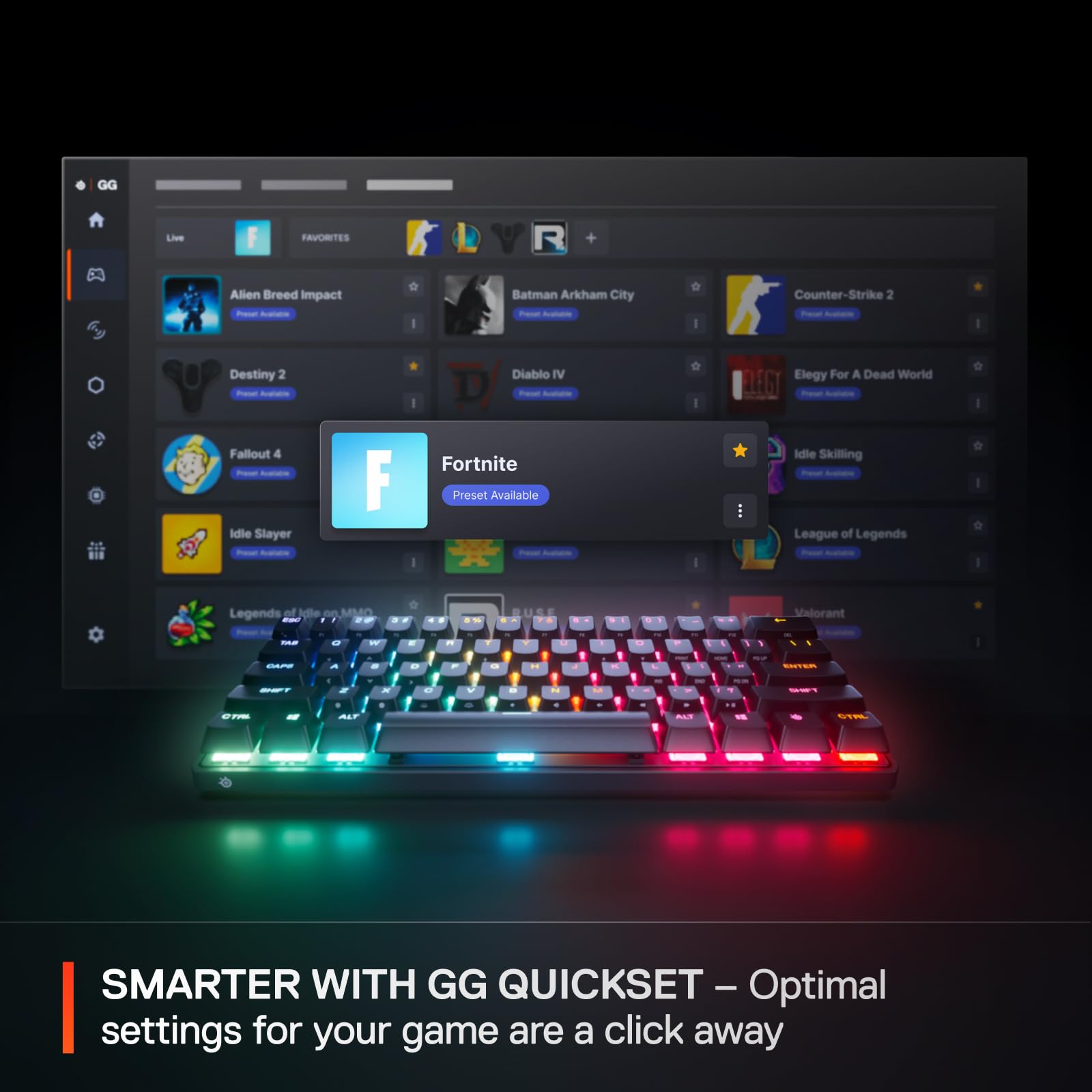 SteelSeries Apex Pro TKL White Keyboard with Adjustable Actuation
