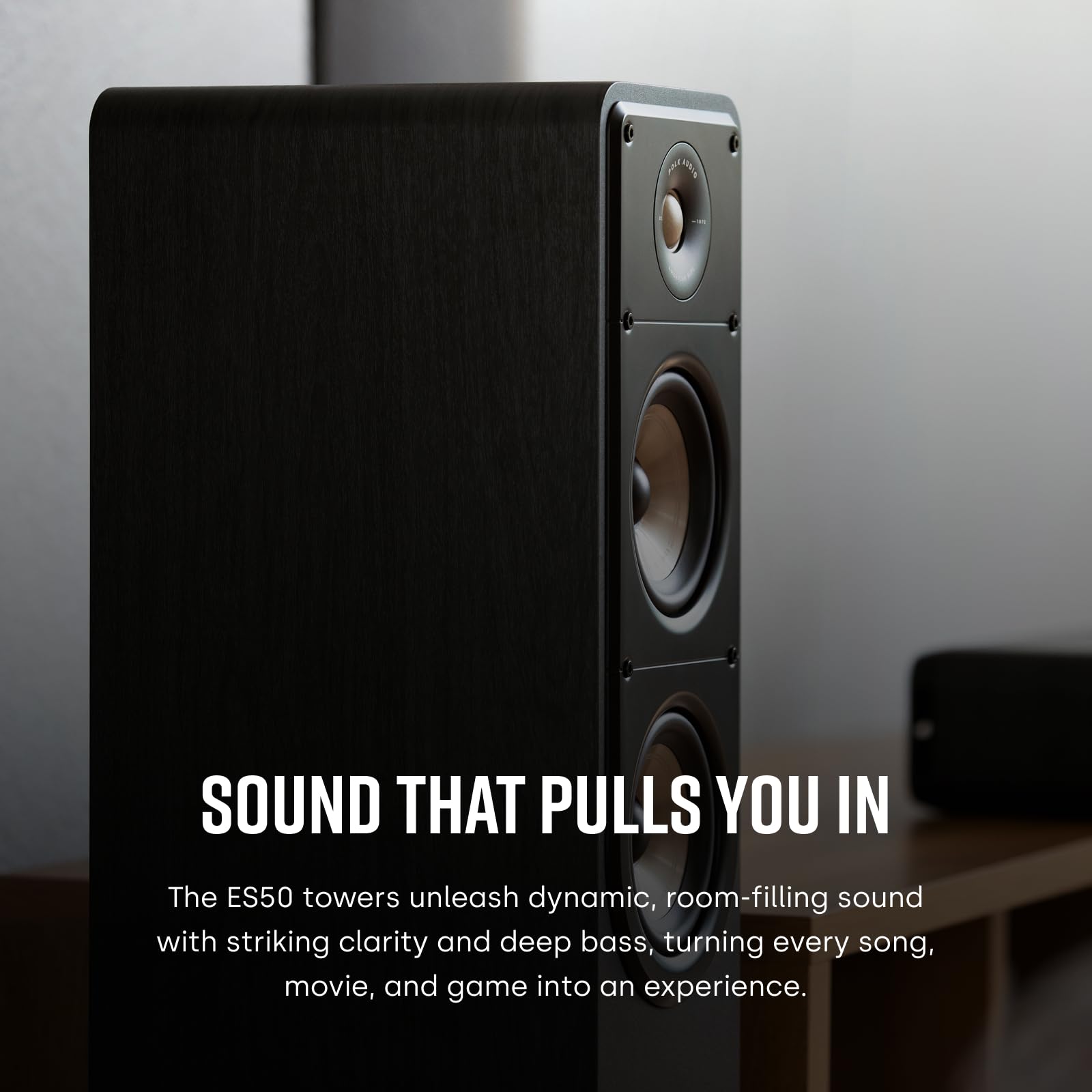 Polk Signature Elite ES50 Tower Speaker For High-Resolution Sound