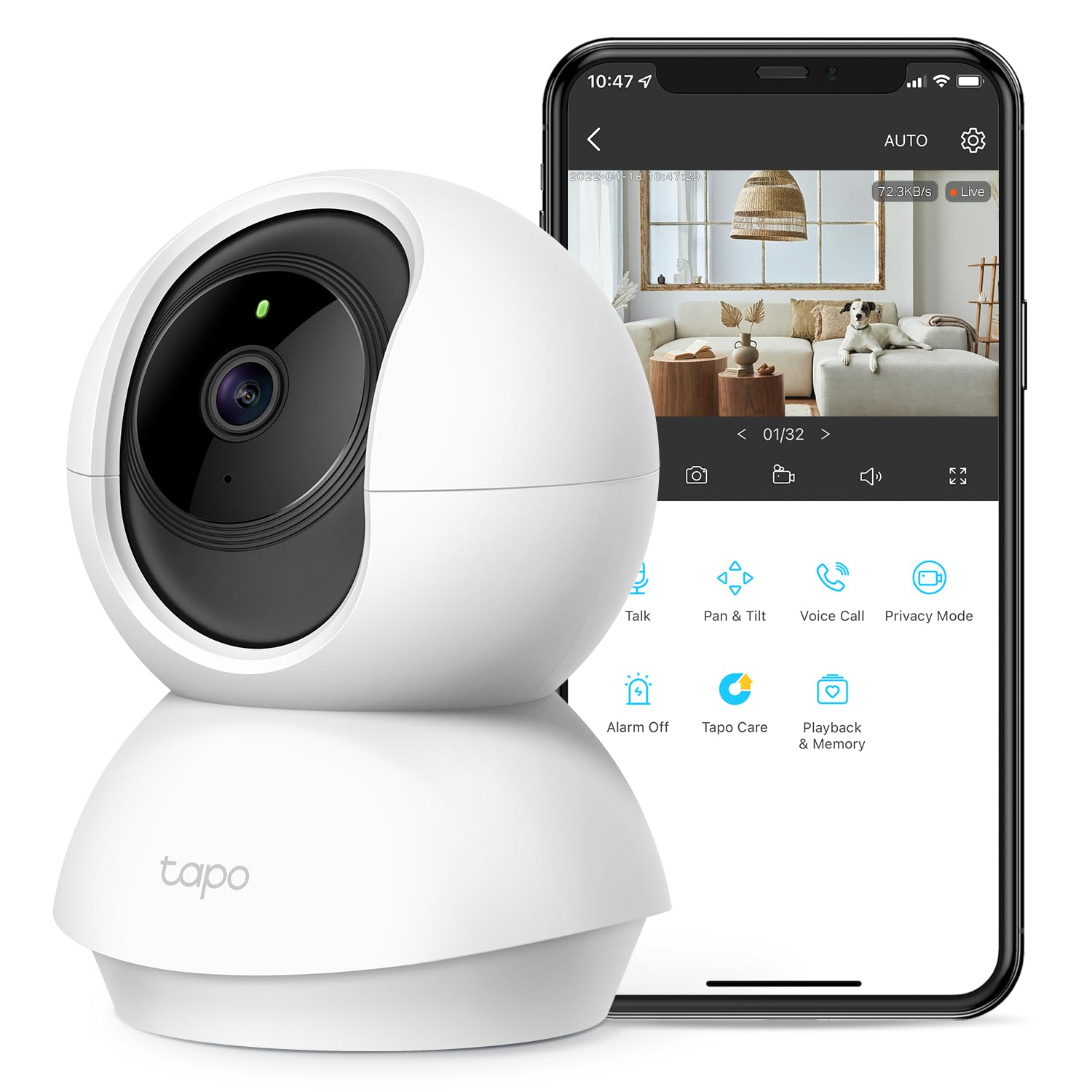 TP-Link Tapo 2K Security Camera with Night Vision