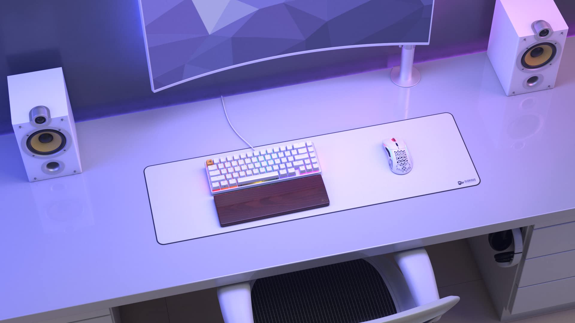 Glorious XL Heavy Gaming Mouse Mat with Extra Thickness