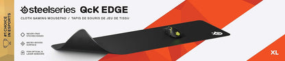 SteelSeries QcK Edge Gaming Mouse Pad Durable Smooth Surface