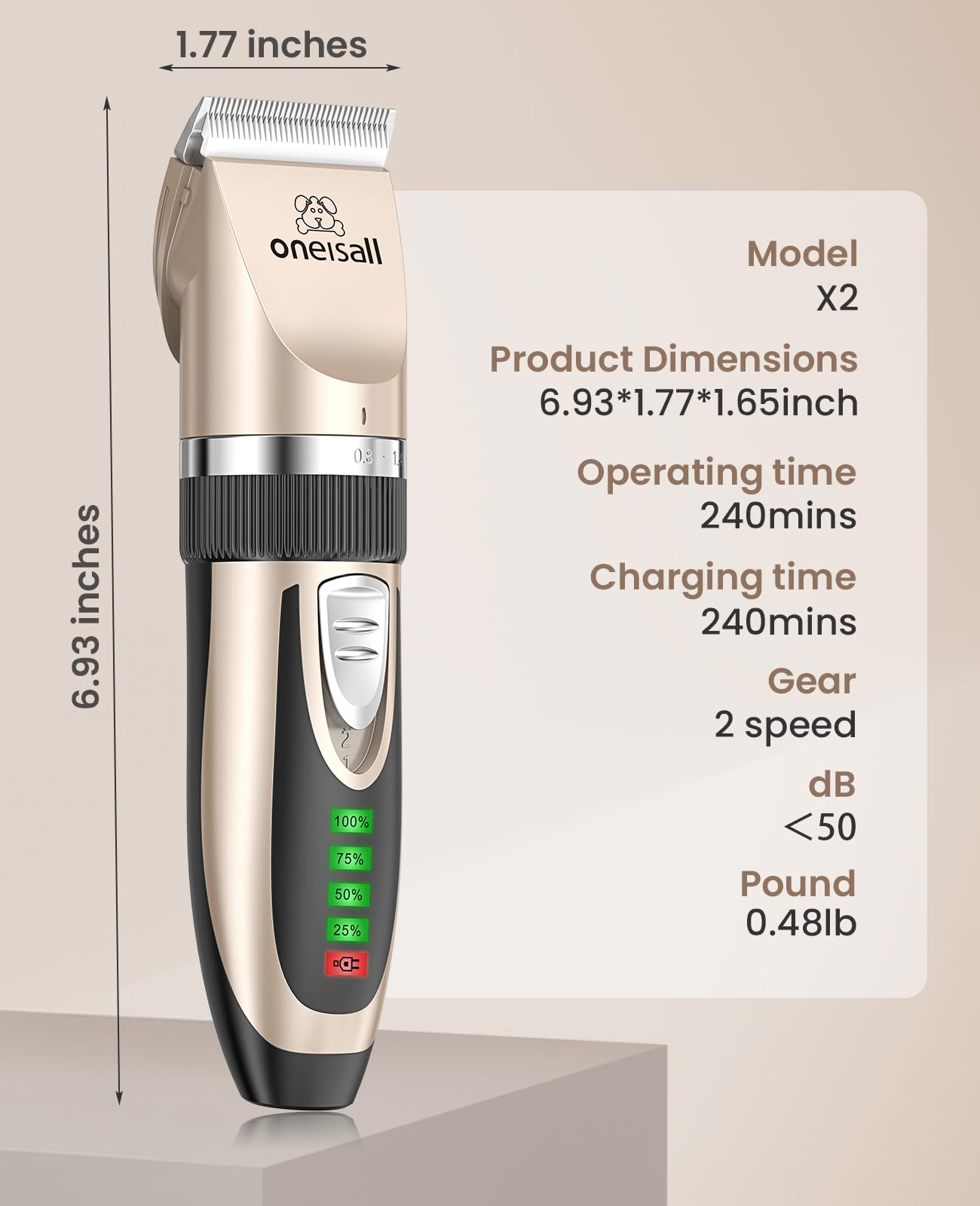 Quiet Dog Clippers for Stress-Free Grooming at Home