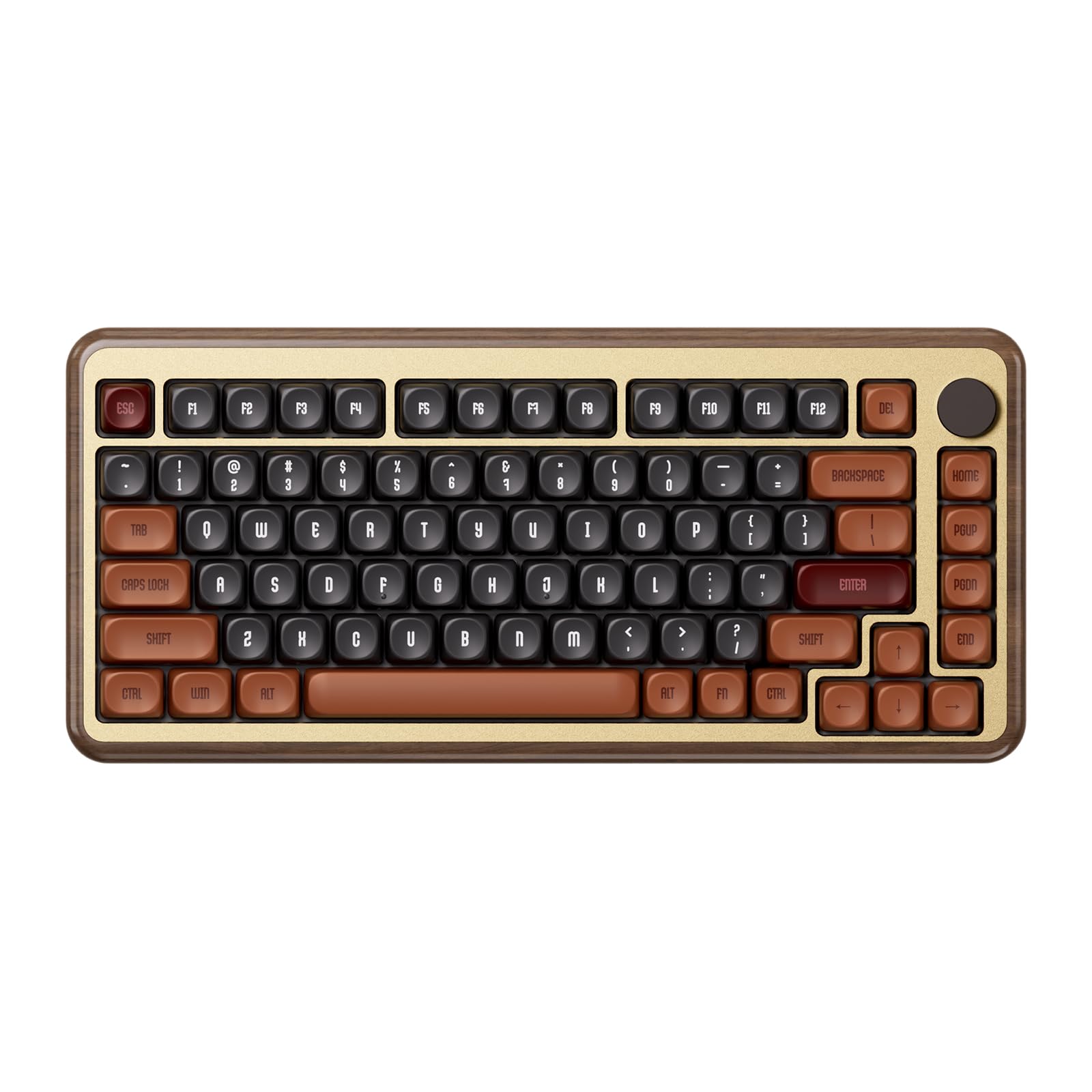 Akko MU02 Mechanical Keyboard with Walnut Case and RGB