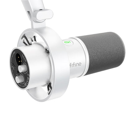 FIFINE Dynamic Microphone XLR USB Podcast Studio Mic