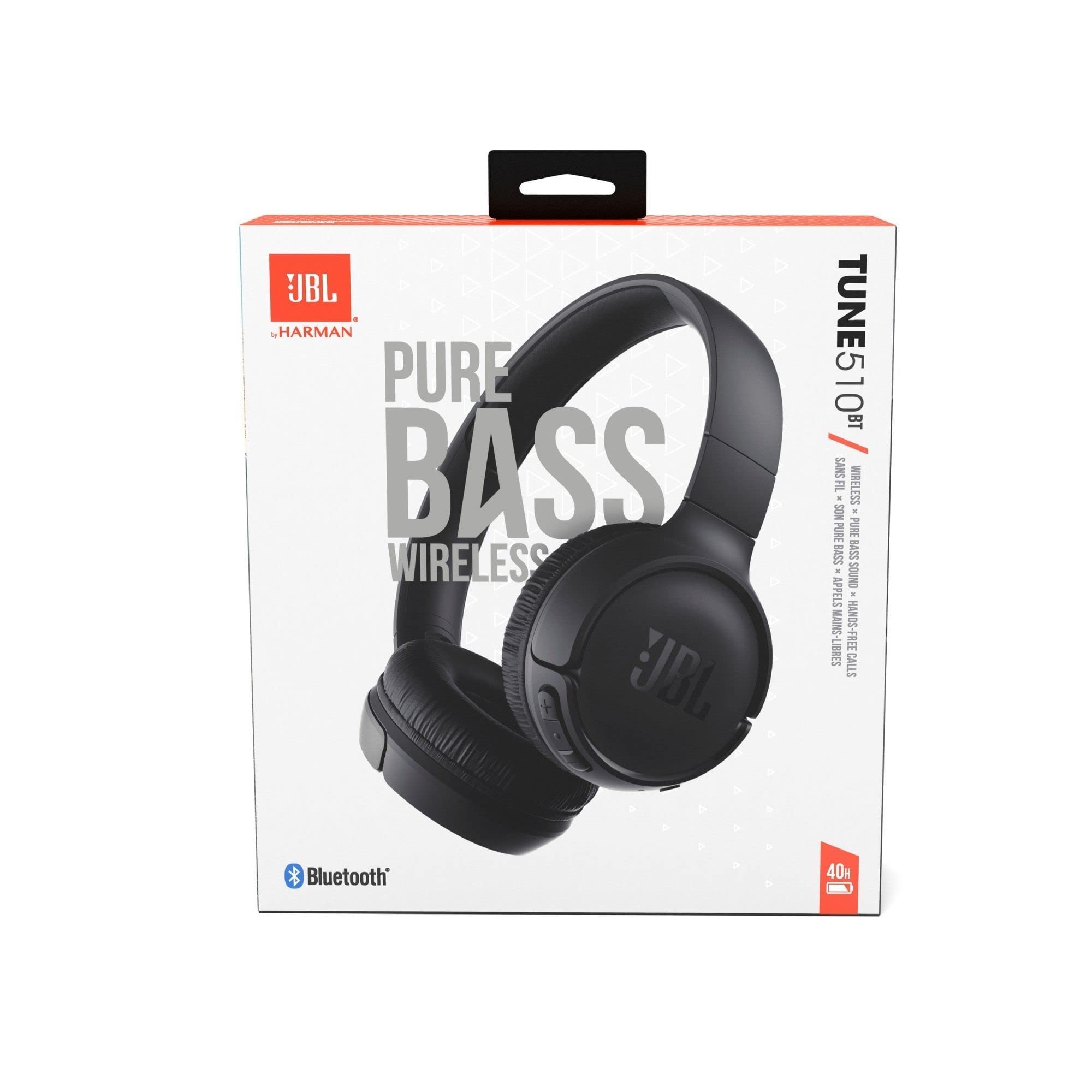 JBL Tune 510BT Bluetooth Headphones 40 Hour Battery Life