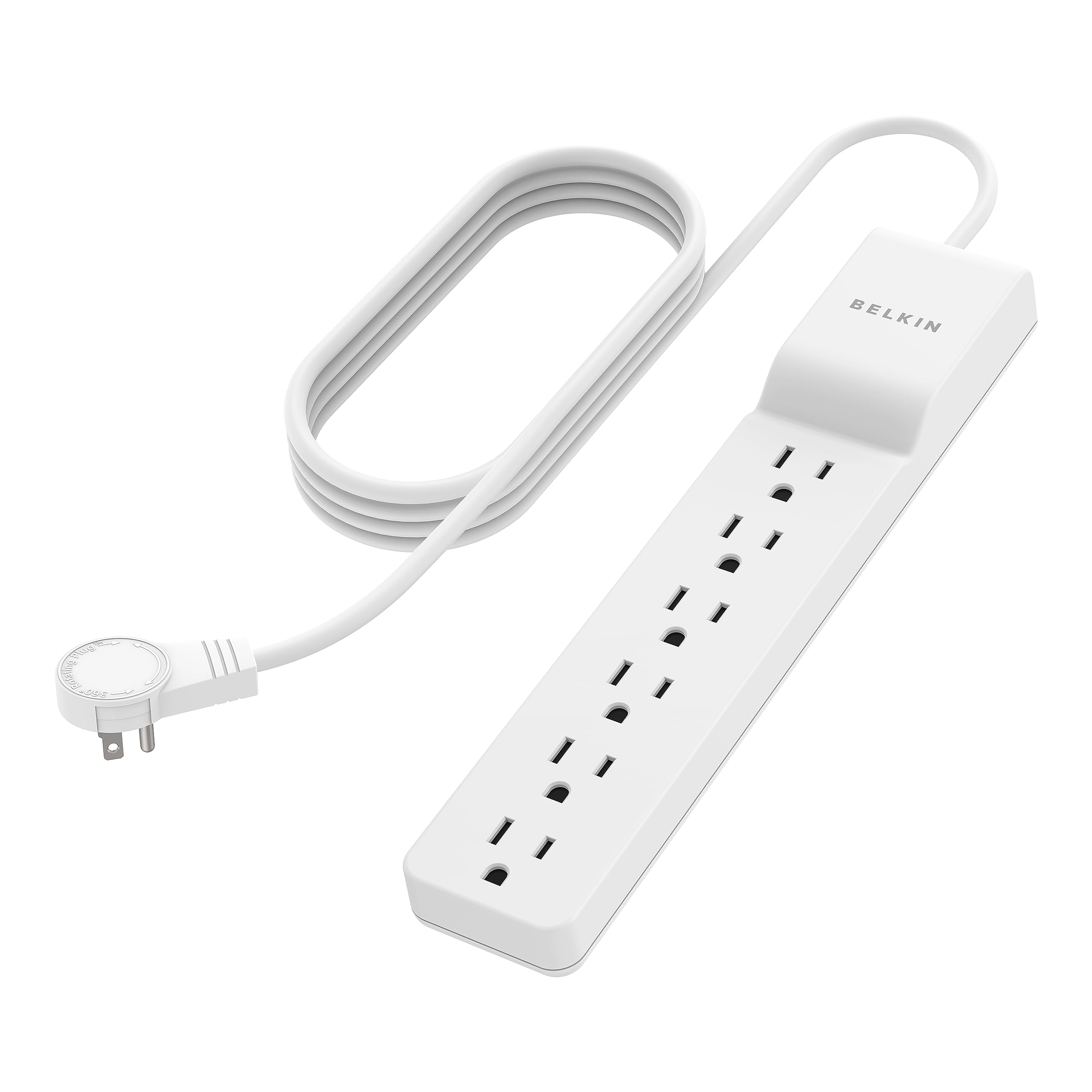Belkin Surge Protector Power Strip 1080 Joules Rotating Plug