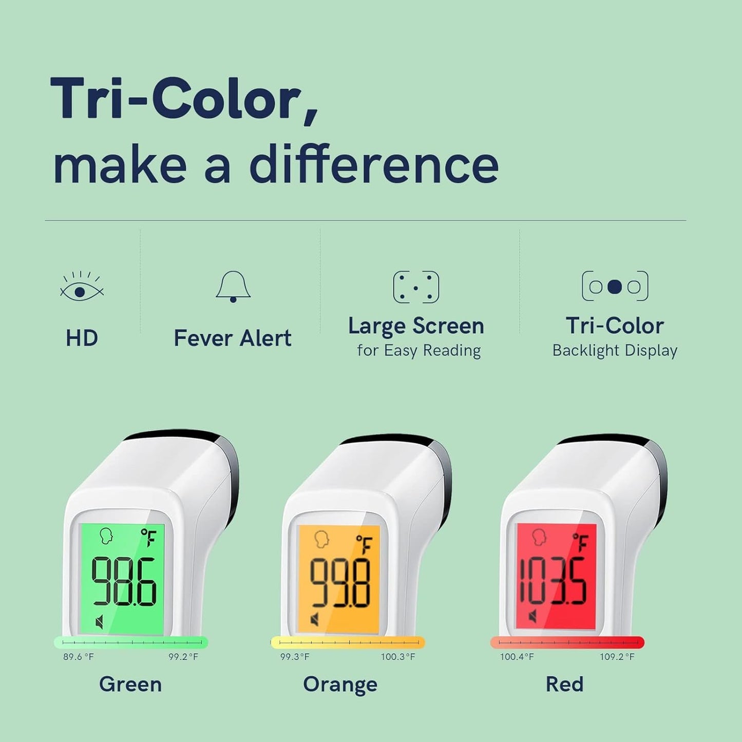 No Touch Digital Thermometer with Fever Alarm for Home Use