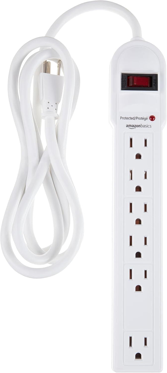 Amazon Basics Surge Protector Power Strip With LED Indicator