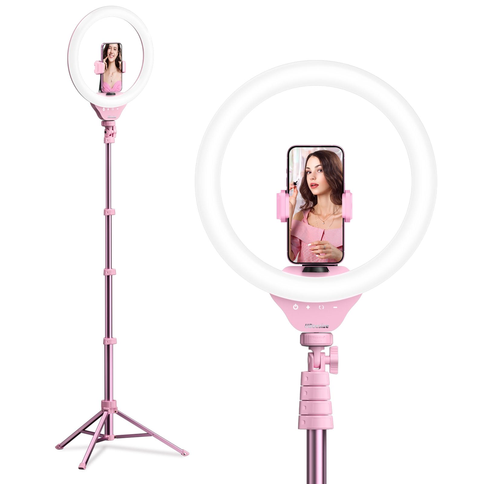 UBeesize 12 Inch Selfie Ring Light with Adjustable Tripod