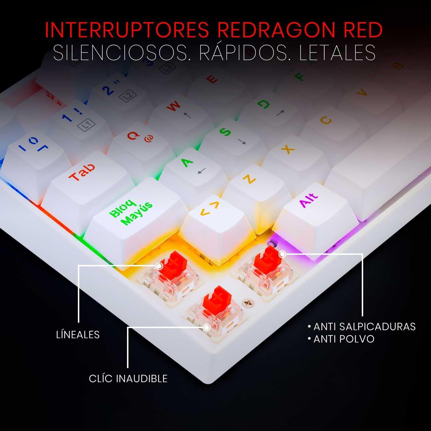 Redragon K552 Mechanical Gaming Keyboard with Red Switches