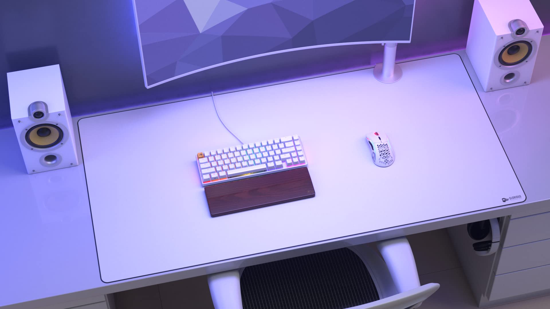 Glorious XL Heavy Gaming Mouse Mat with Extra Thickness
