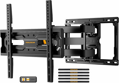 Perlegear Full Motion TV Mount For 32 To 65 Inch TVs 99 Lbs