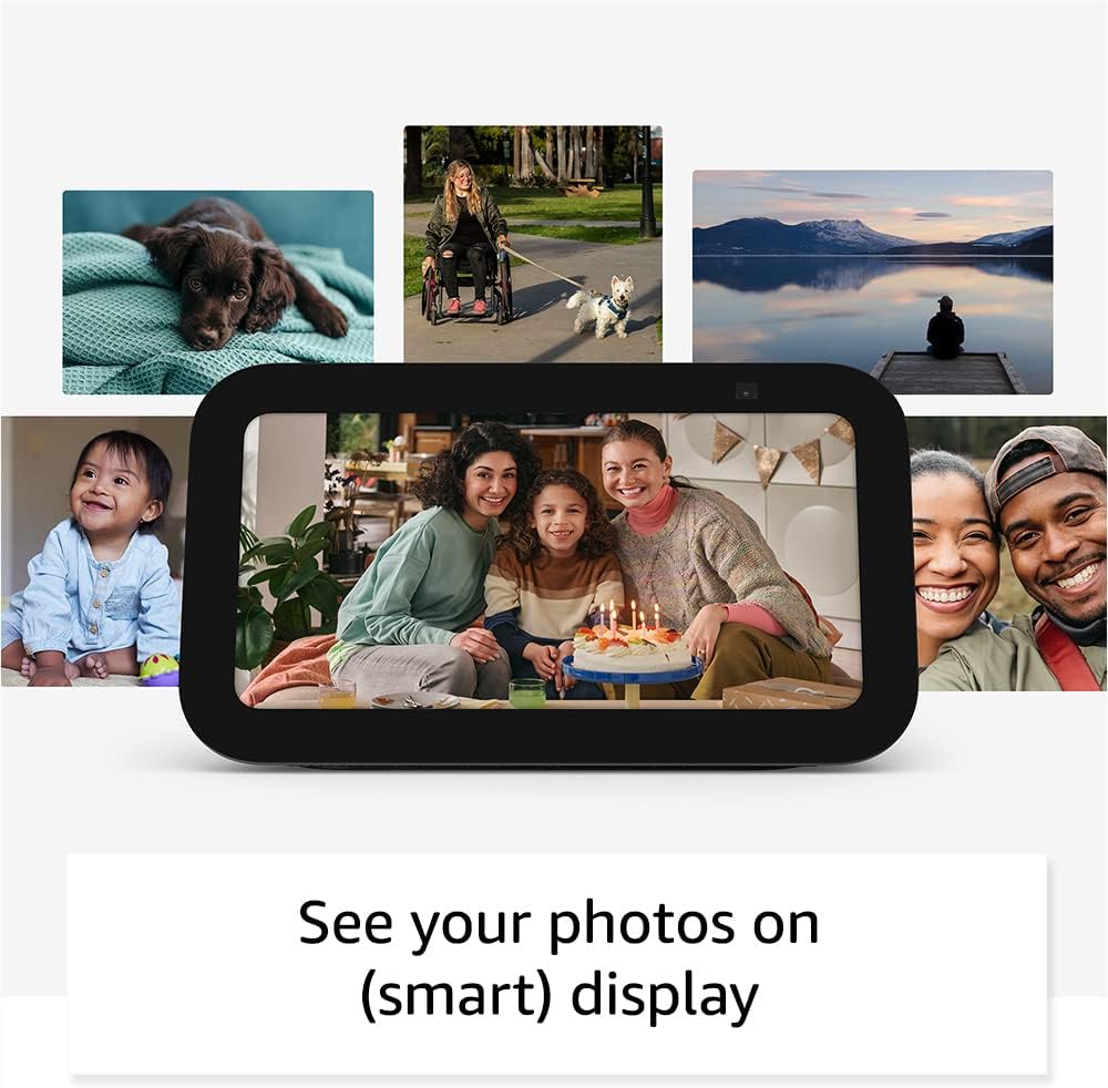 Echo Show 5 Smart Display With Clearer Sound Glacier White