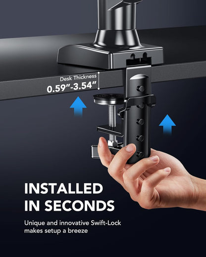 HUANUO Single Monitor Mount 13 To 32 Inch VESA Clamp Base