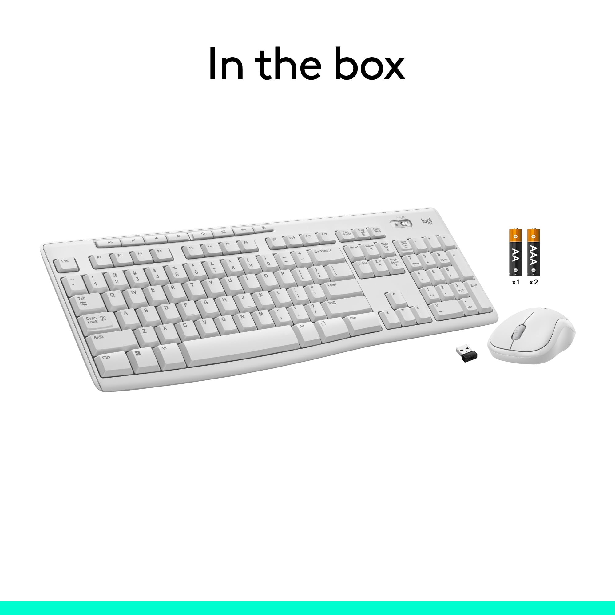 Logitech MK270 Wireless Keyboard and Mouse Combo for Easy Computing