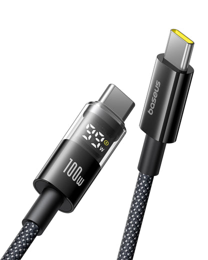 Baseus 100W USB C Cable With LED Display