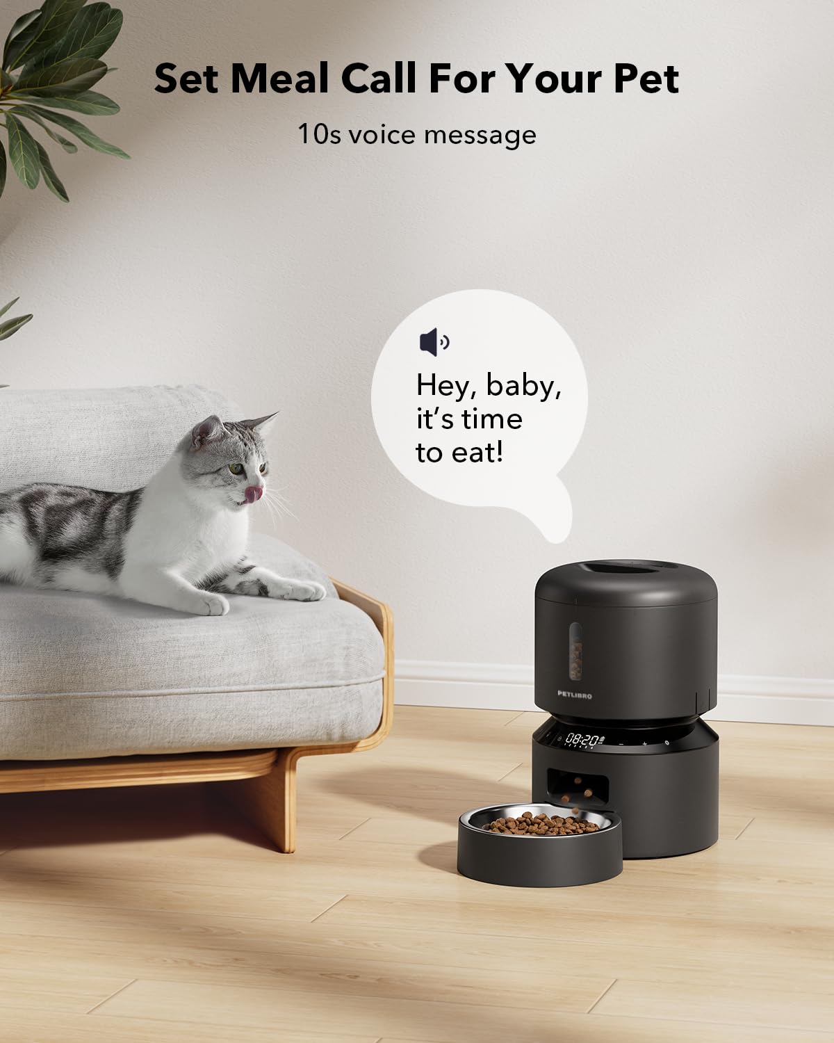 PETLIBRO Automatic Cat Feeder with HD Camera and Alerts