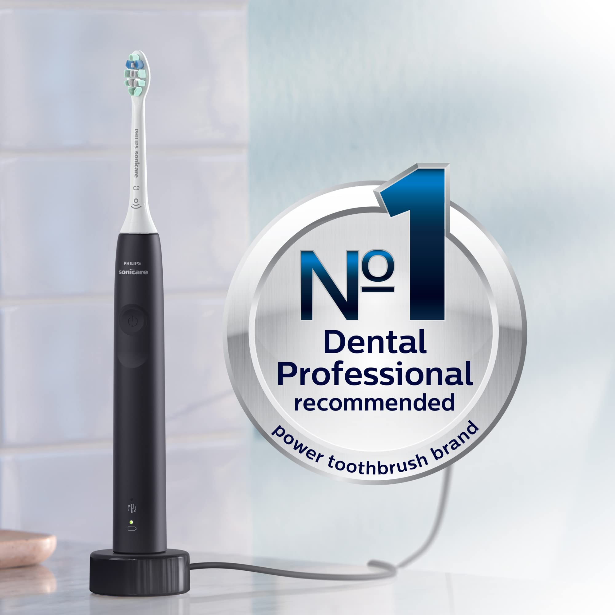Philips Sonicare 4100 Electric Toothbrush for Superior Plaque Removal