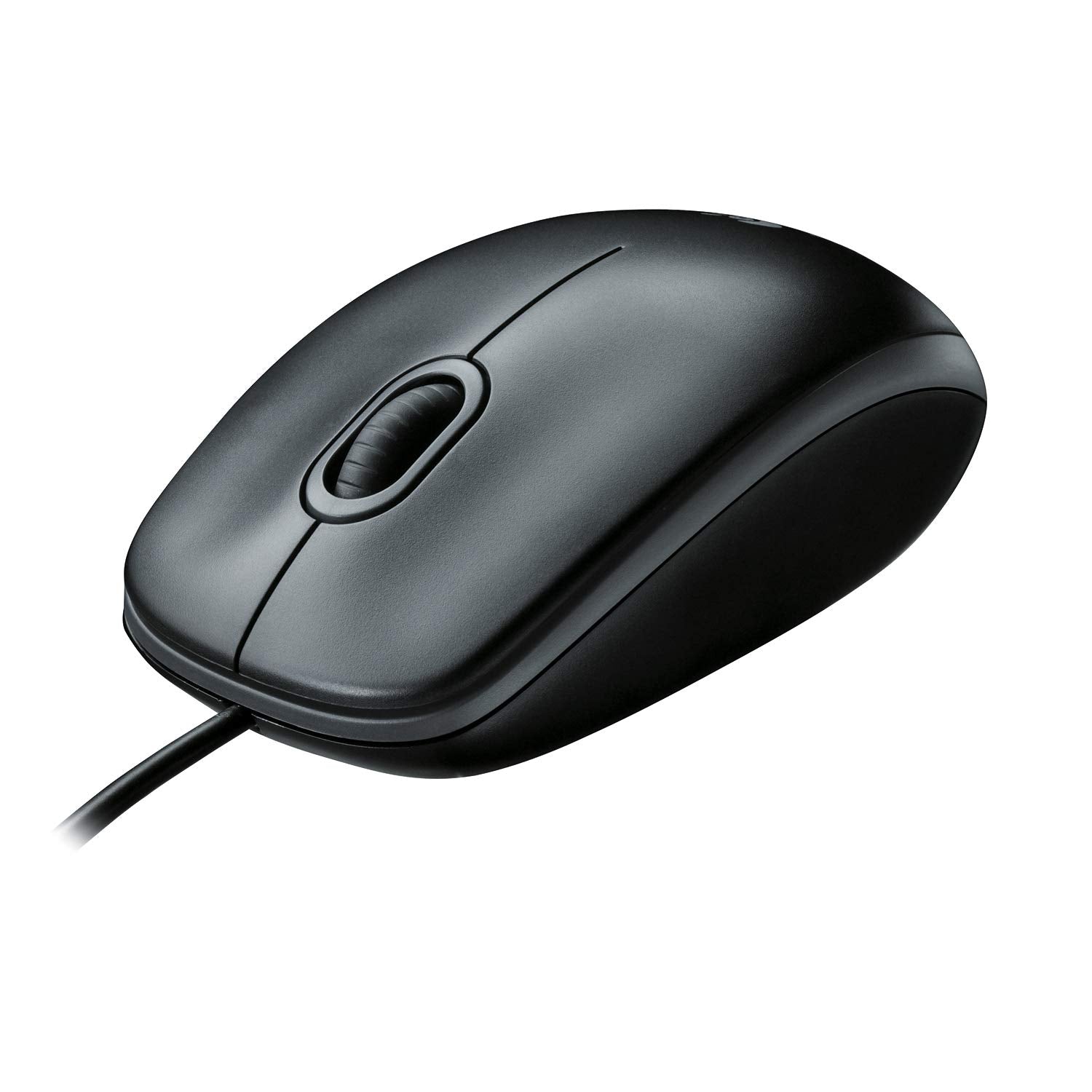 Logitech B100 Wired Mouse Comfortable Ambidextrous Design