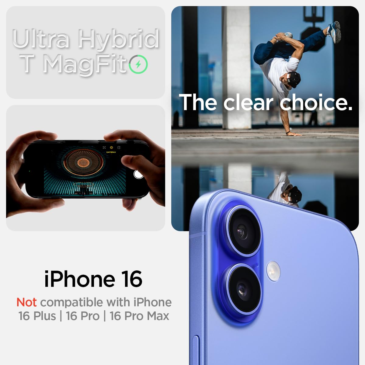 Spigen Ultra Hybrid iPhone 16 Pro Max Case with MagSafe Compatibility