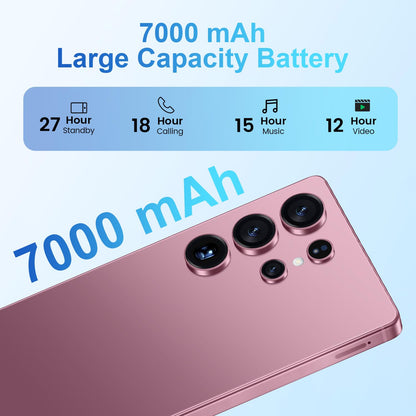 MMY I25 Ultra Unlocked Phone Built In Pen 6.99in 16GB 512GB Android 14 5G Green