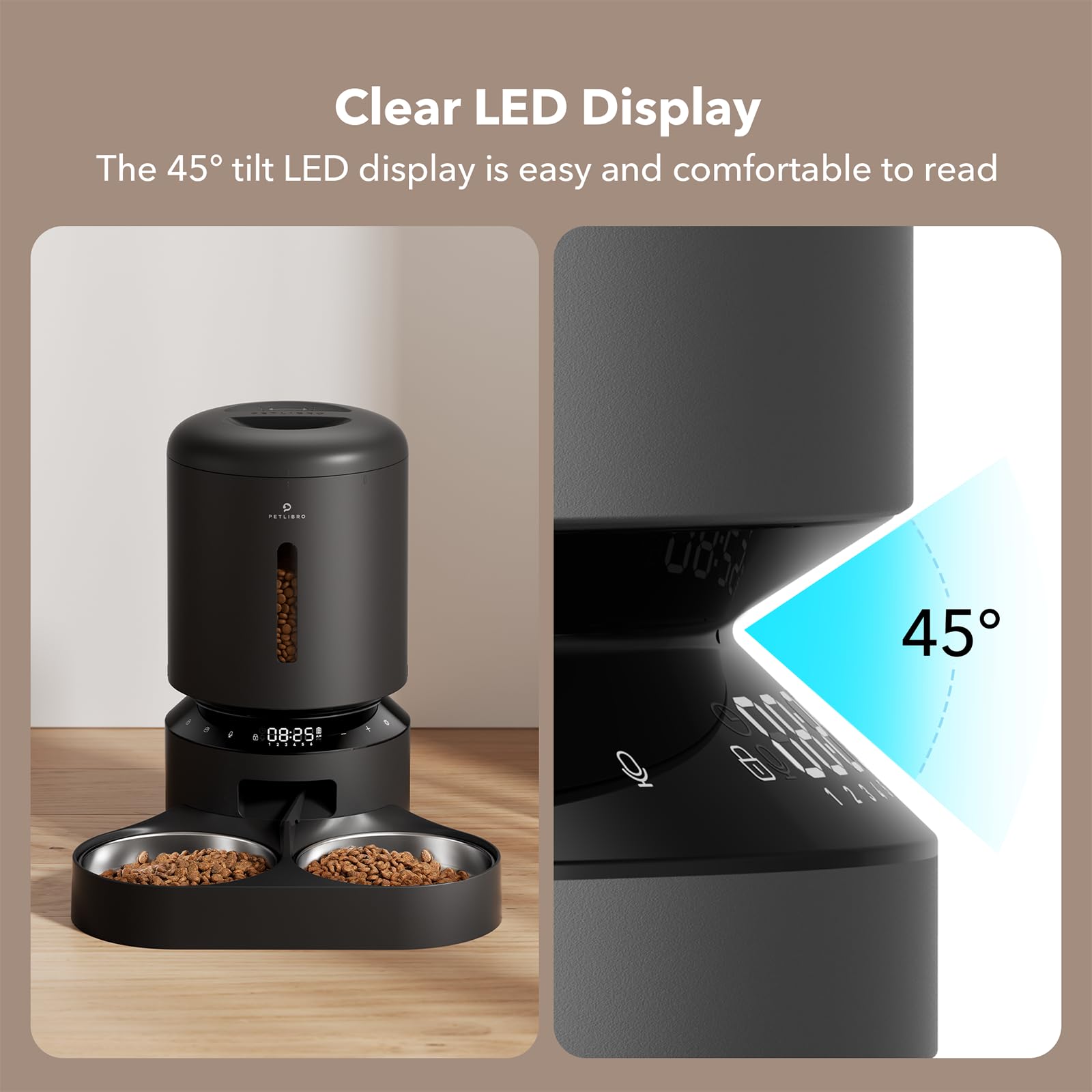 Petlibro Automatic Cat Food Dispenser for Two Pets