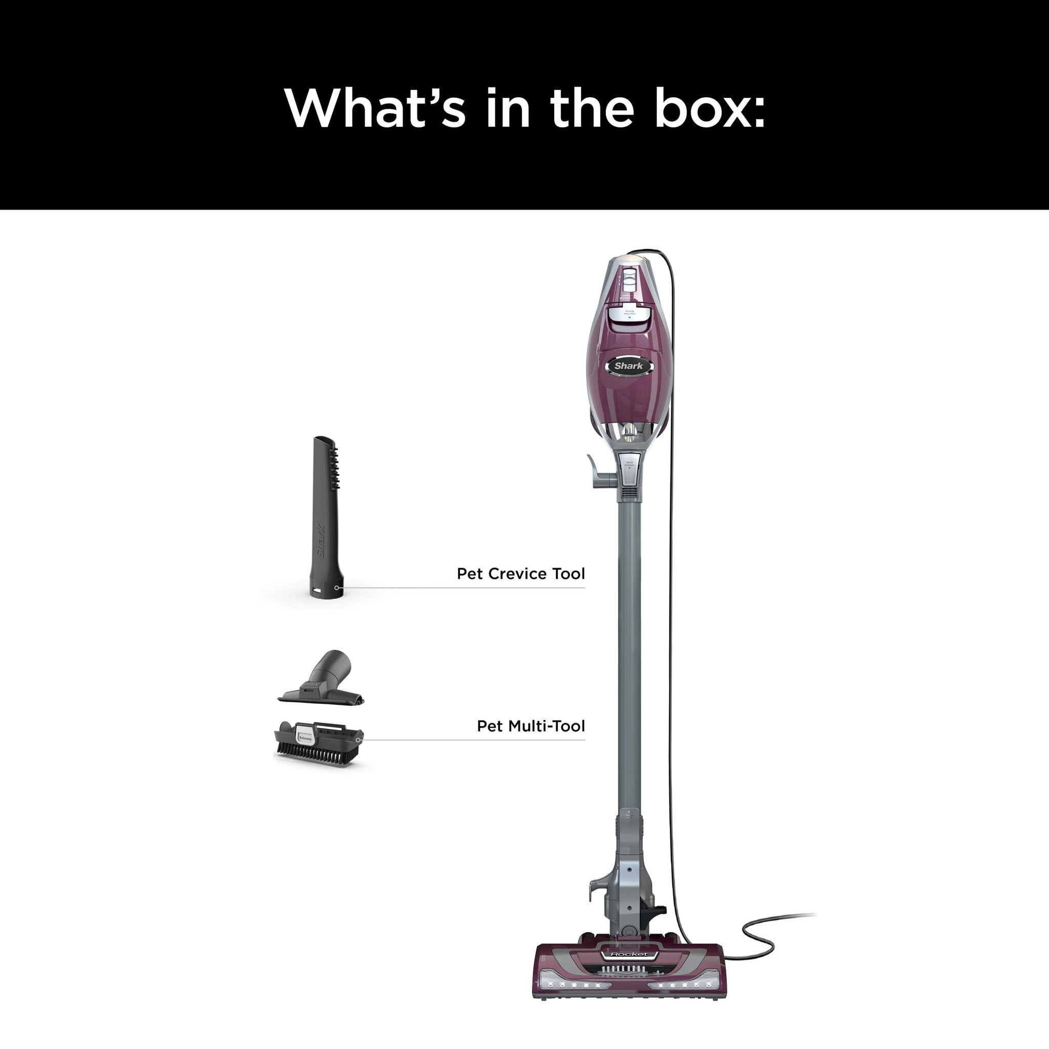 Shark HV322 Rocket Deluxe Pro Lightweight Vacuum for Pet Hair