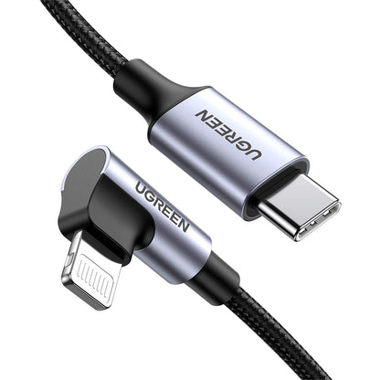 UGREEN MFi Certified 90 Degree Lightning Cable 6FT