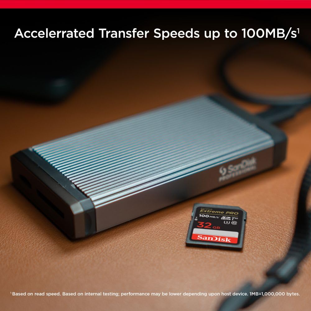 SanDisk 256GB Extreme PRO SD Card for Fast 4K Transfers
