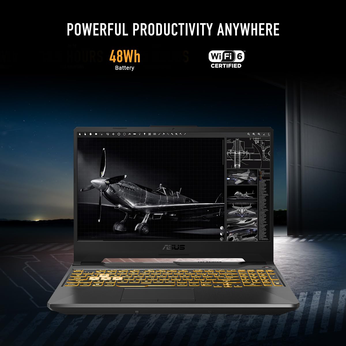 ASUS TUF Gaming A15 Powerful 15.6 Inch Laptop