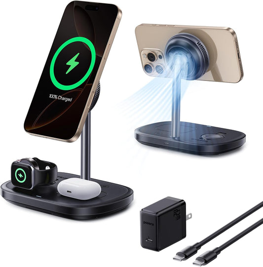 Baseus 3 in 1 Wireless Charger Stand with 15W Fast Charging