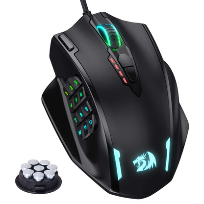 Redragon M908 RGB Gaming Mouse with 12 Programmable Buttons