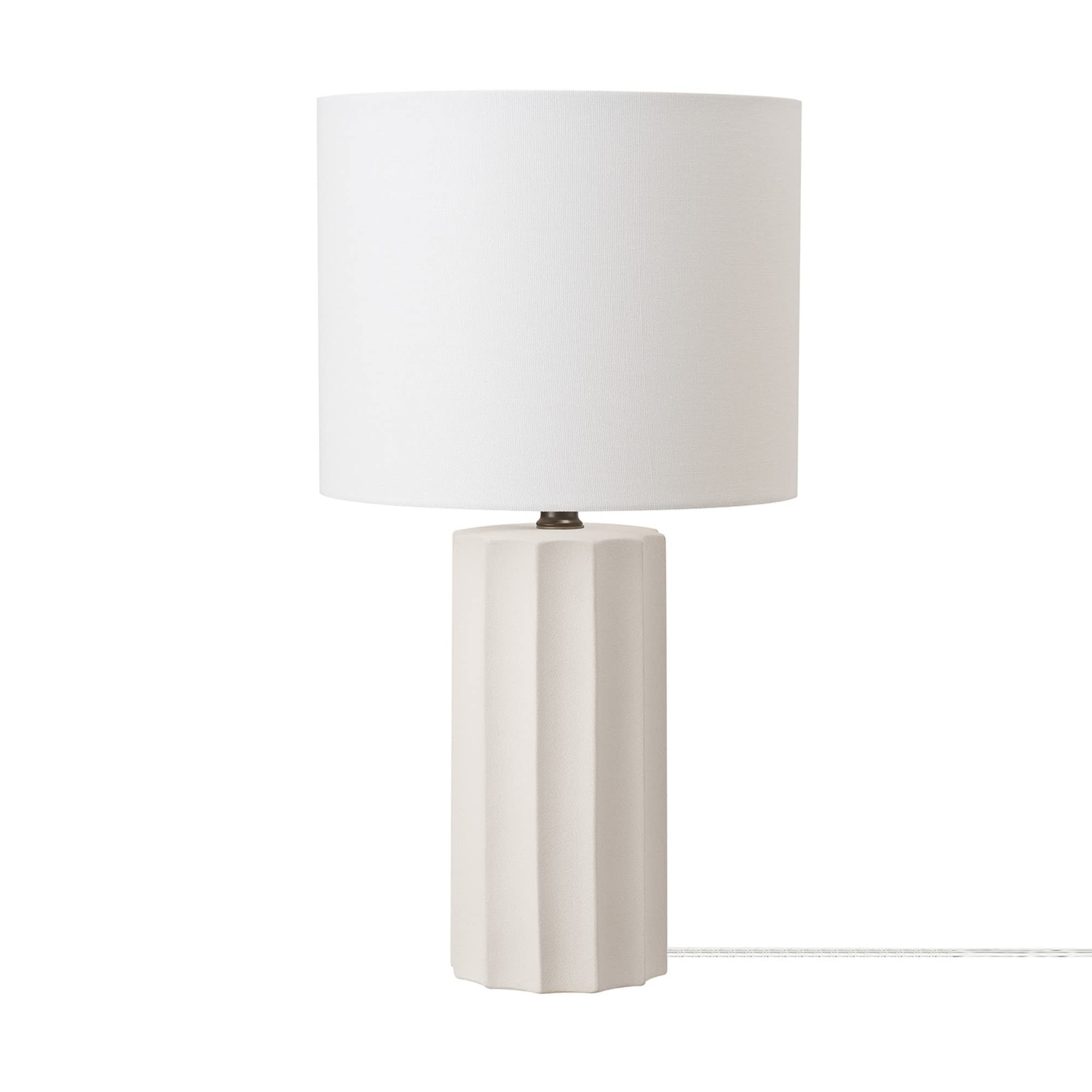 Maya 21 Inch Clear Glass Fillable Table Lamp