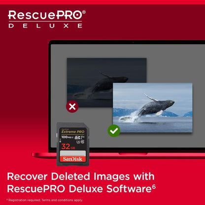 SanDisk 256GB Extreme PRO SD Card for Fast 4K Transfers