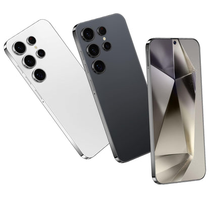 Unlocked S24 Ultra Android Phone 5G 6800mAh Dual SIM 108MP Camera Titanium Black