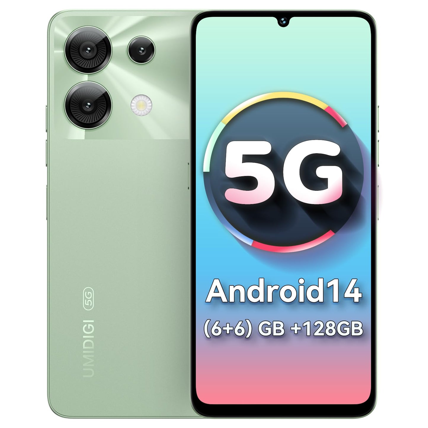 UMIDIGI G9 5G Android 14 Phone 12GB RAM 128GB ROM 50MP Camera 6.75 Inch 90Hz