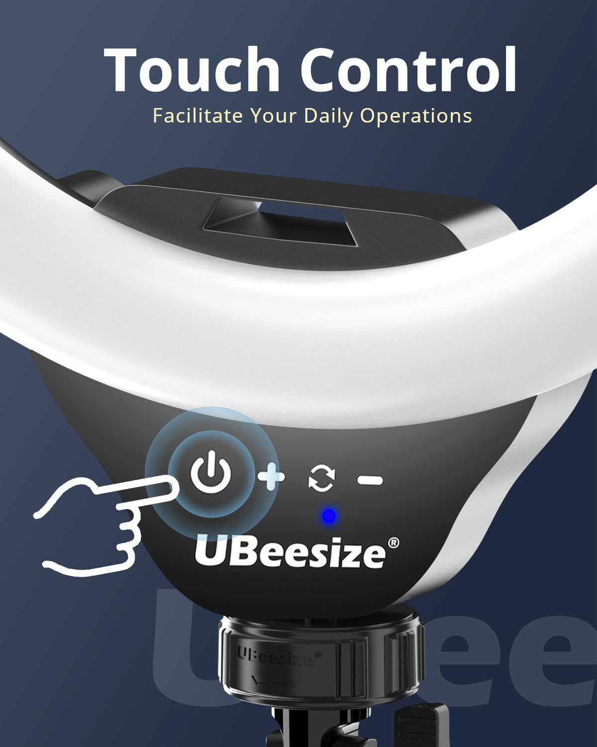 UBeesize 12 Inch Selfie Ring Light with Adjustable Tripod