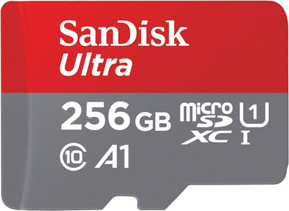 SanDisk 256GB Ultra MicroSD Card Fast Transfer Speeds