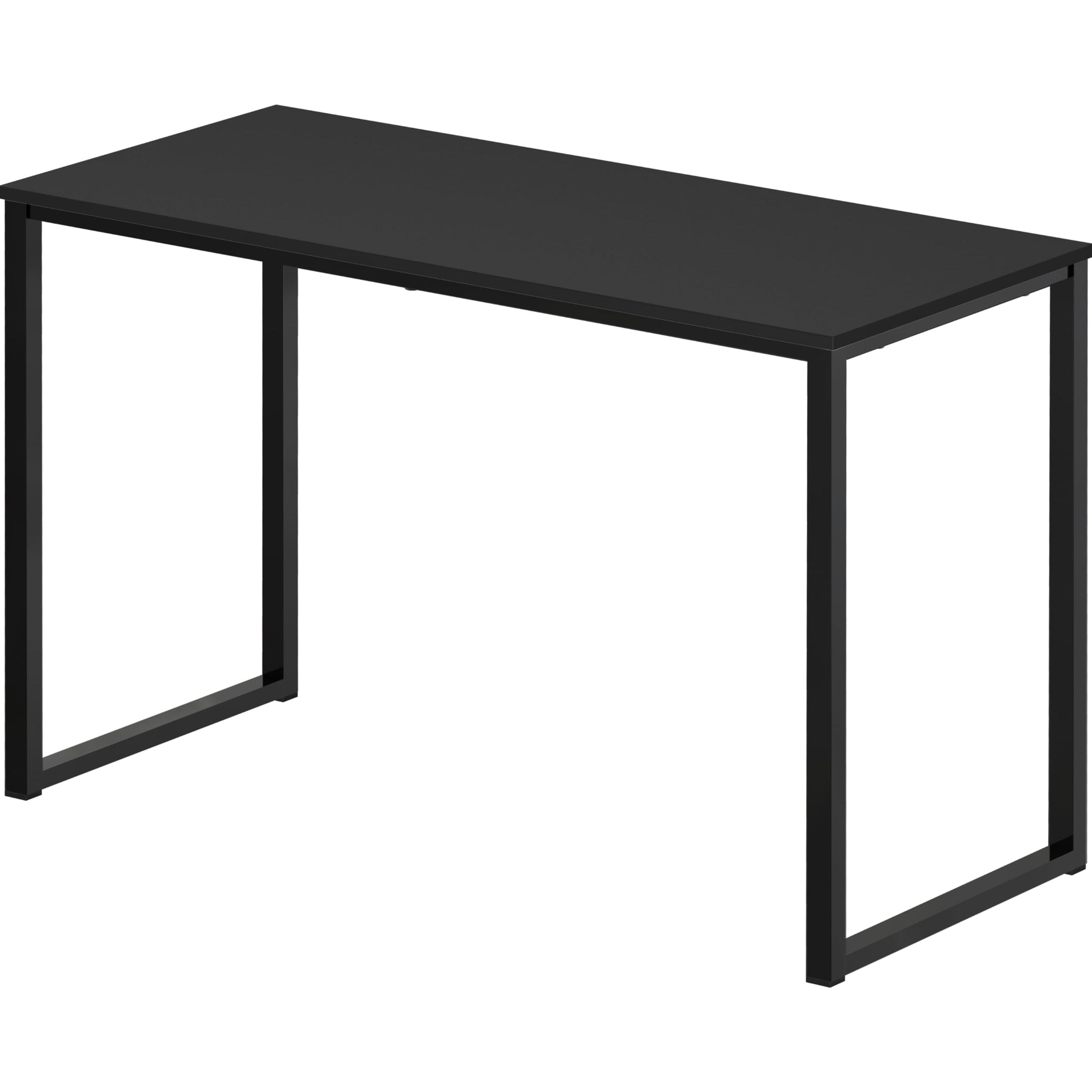 SHW 48 Inch Black Home Office Computer Desk