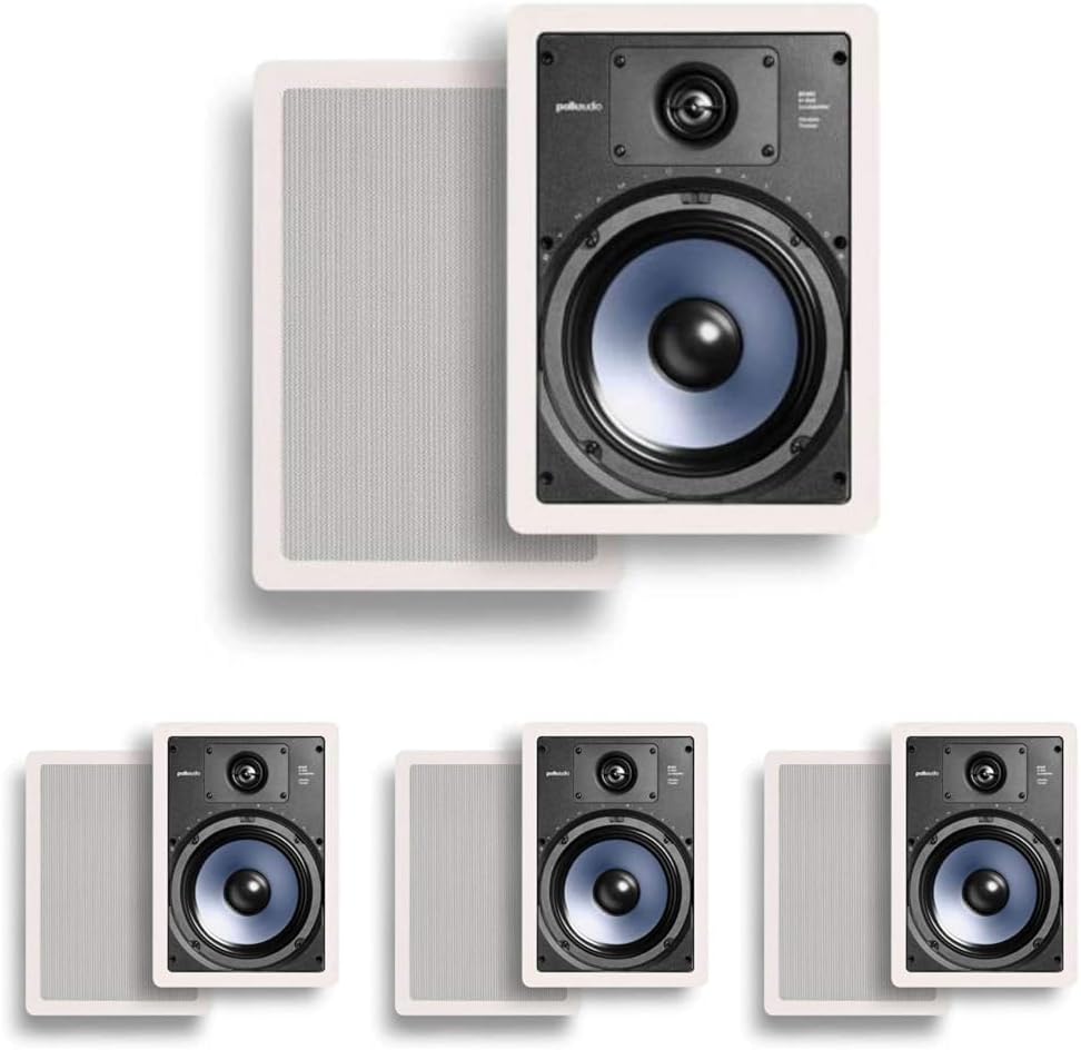 Polk Audio RC80i In Ceiling Speakers with Immersive Sound