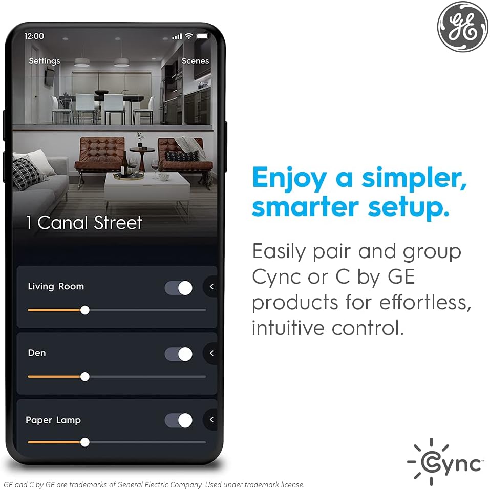 Cync GE Smart Color Changing Patio String Lights