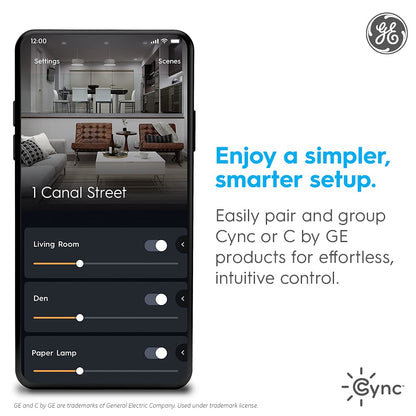 GE CYNC Smart Light Switch No Neutral Wire Required