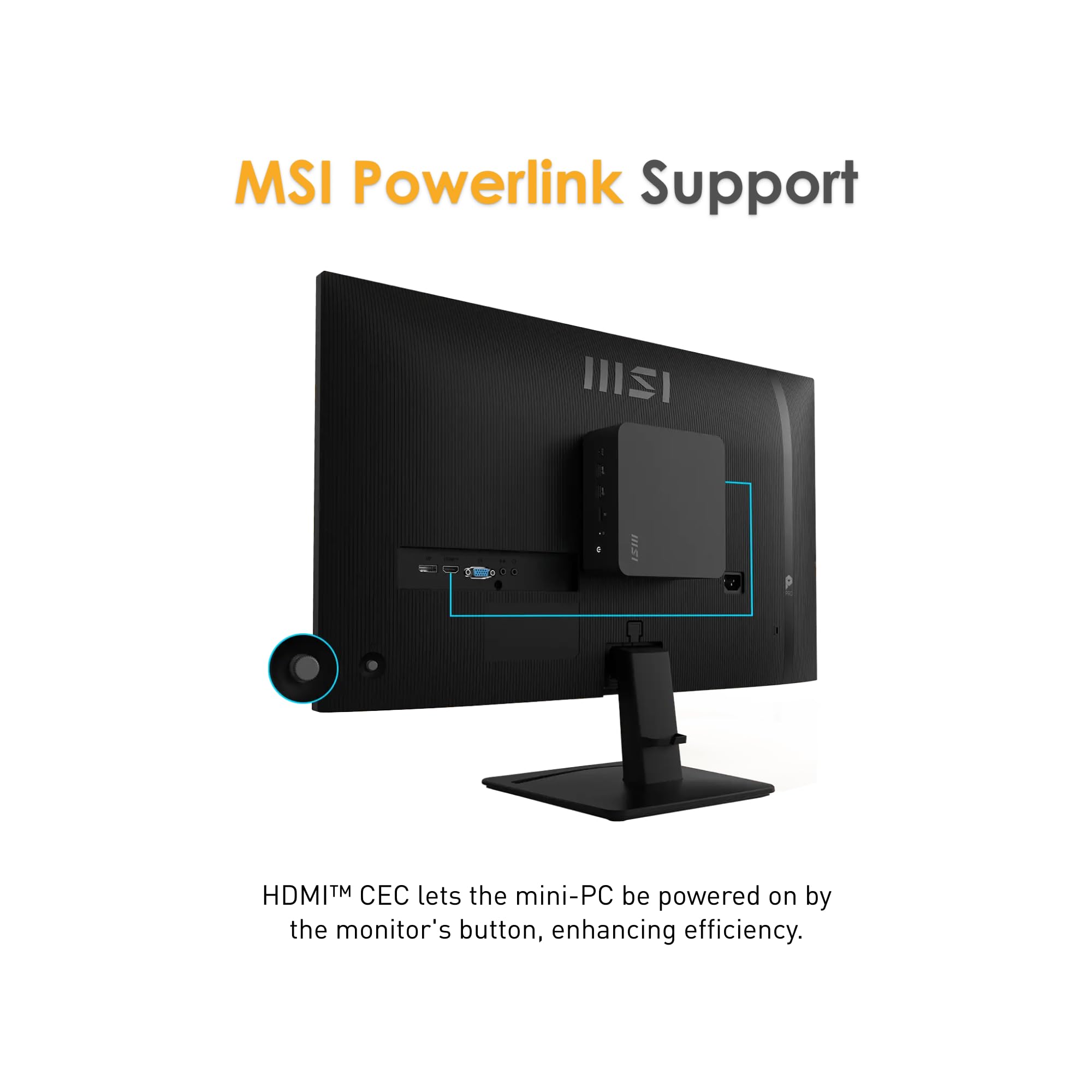 MSI PRO MP271A E2 27 Inch FHD Gaming Monitor with 120Hz Refresh Rate