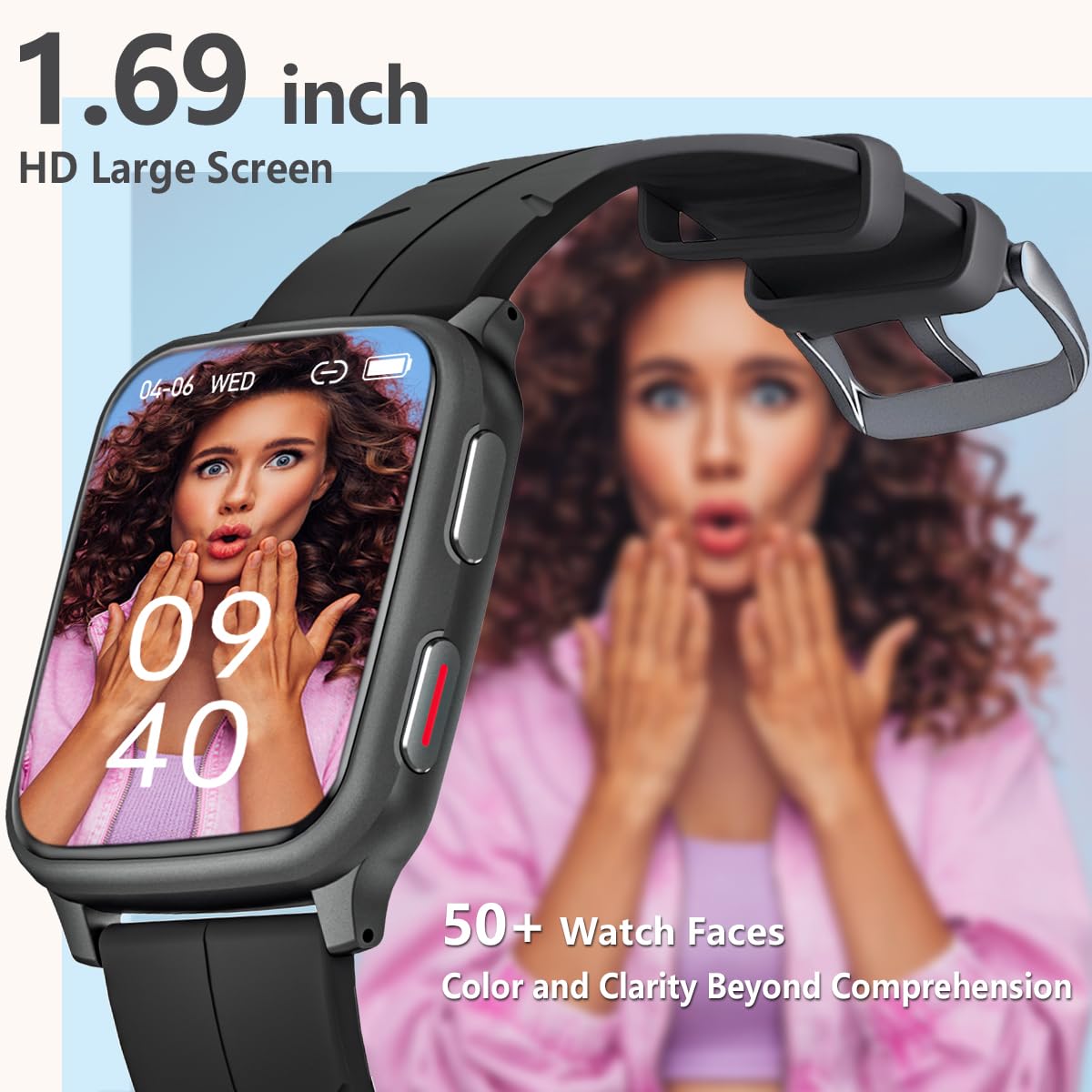 FITVII Fitness Tracker Smart Watch with BP Monitor Pro