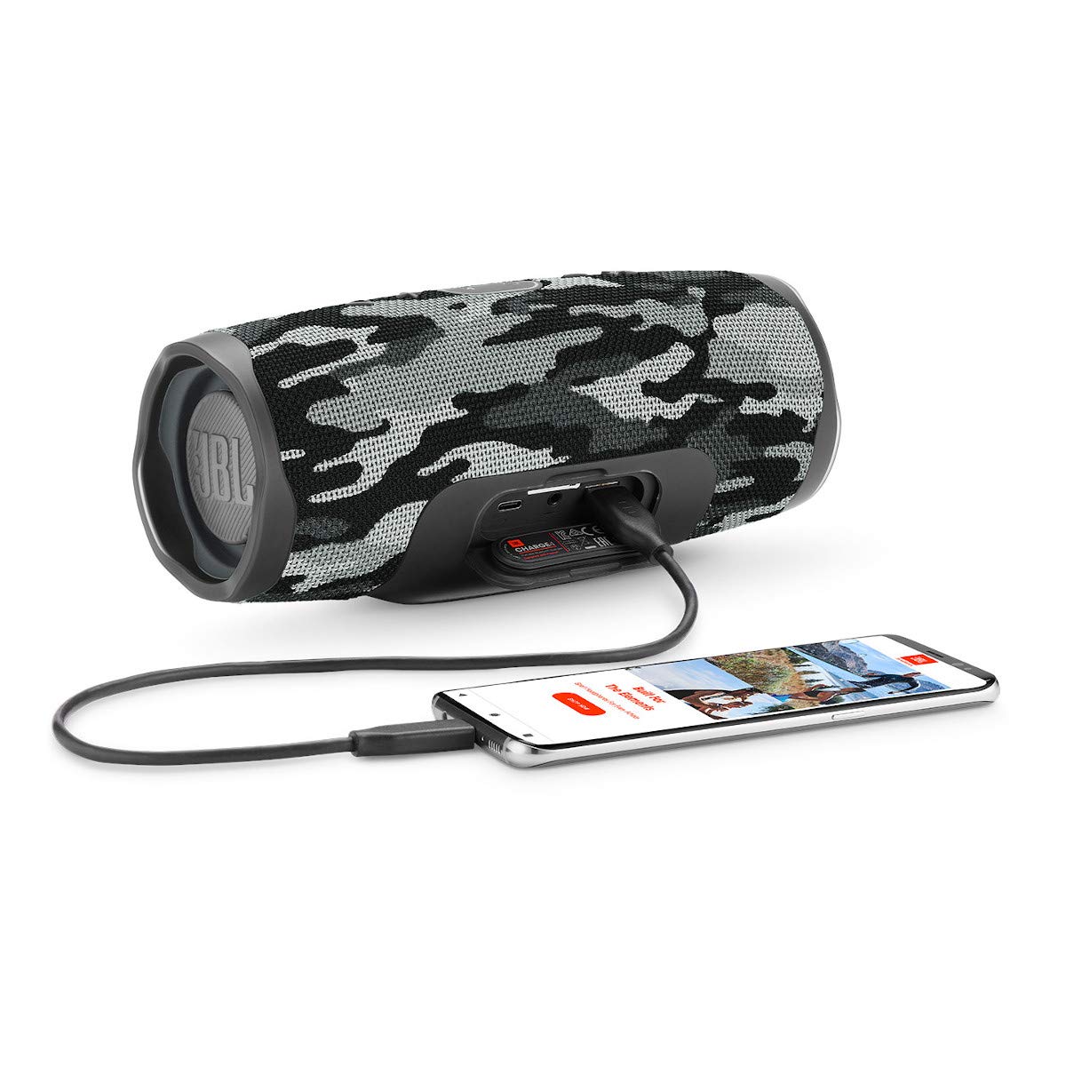 JBL Charge 4 Waterproof Bluetooth Speaker With Power Bank