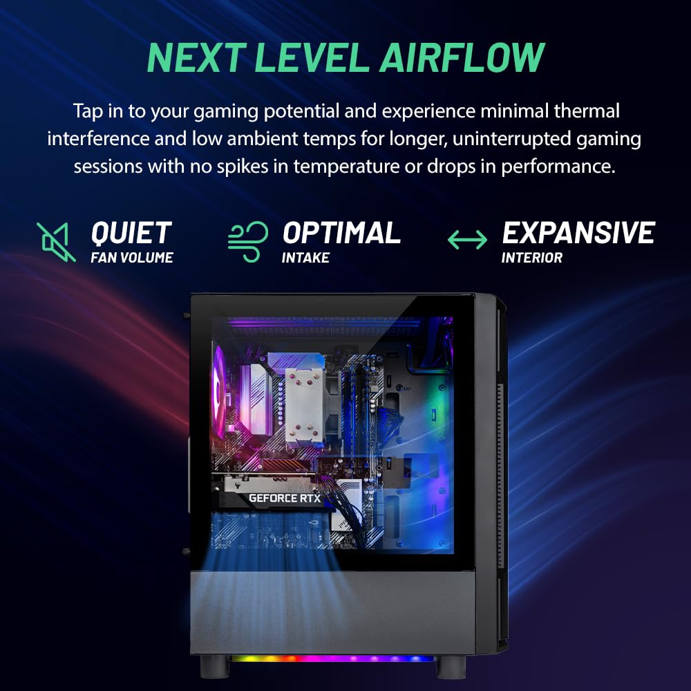 Skytech Nebula Gaming Desktop RTX 3050 Fast Performance