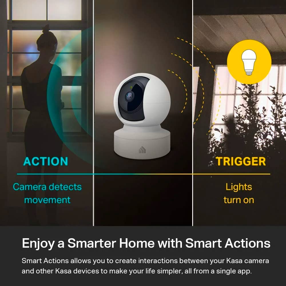 Kasa Indoor Pan Tilt Smart Security Camera 1080p HD