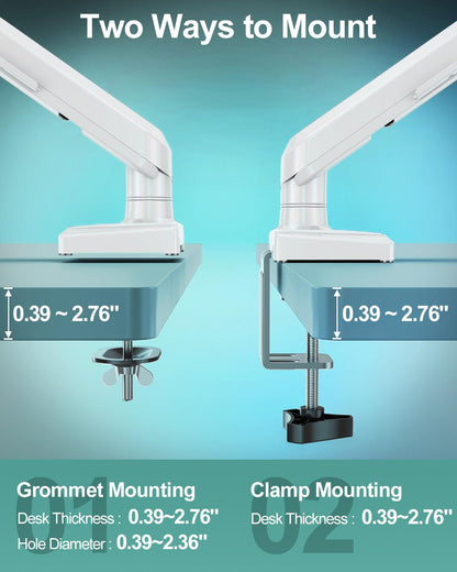 Freelift Pro Monitor Desk Mount 13-32 Inch Gas Spring Arm